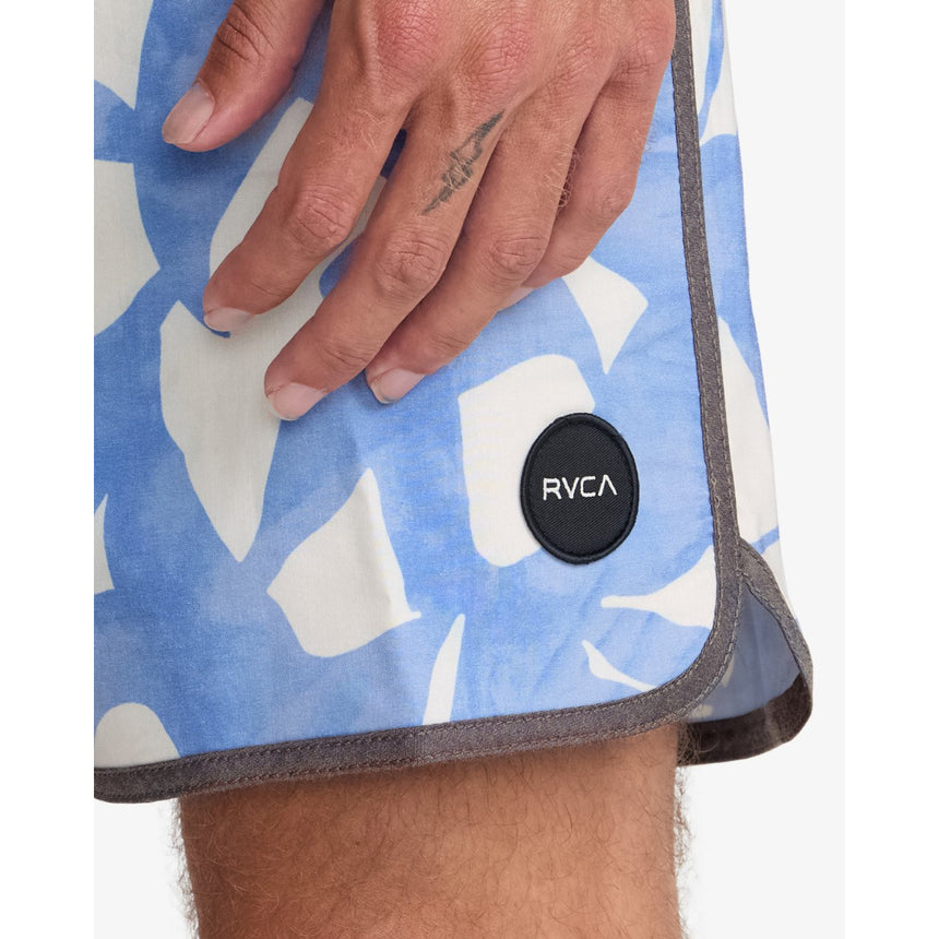 RVCA RVCA Freeport Board Shorts 16" Blue Fusion 28 Mens Elastic Swim Trunks