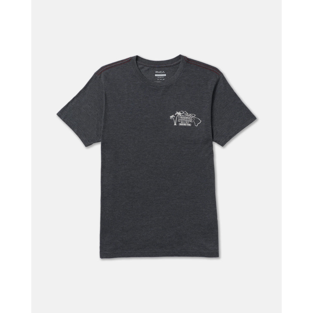 RVCA RVCA Men's Aloha Mechanics Short Sleeve - Balsam Green Balsam Green S Mens T-Shirts