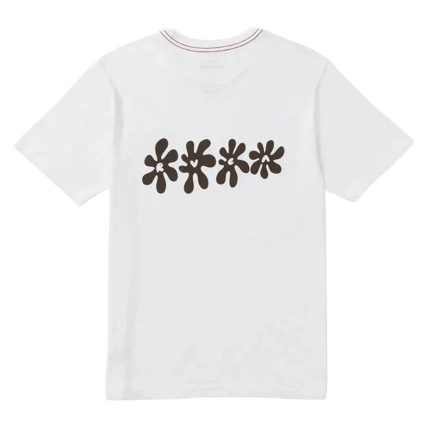 RVCA RVCA Men's Bryce Bloom Short Sleeve Shirt - Antique White Antique White S Mens T-Shirts