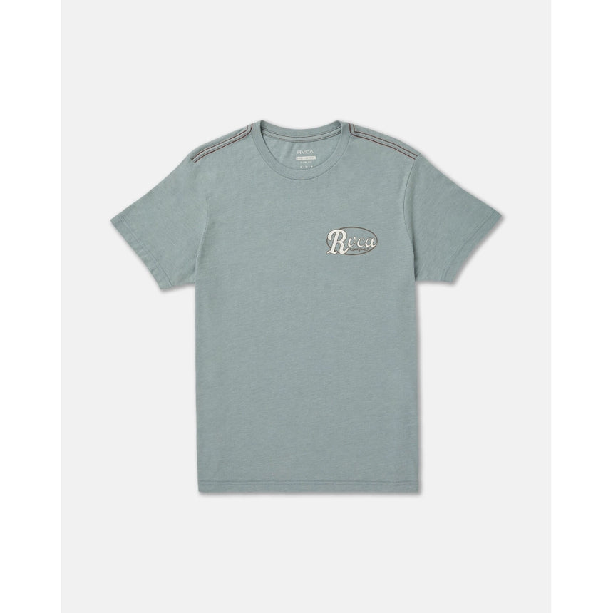RVCA RVCA Men's Corral Short Sleeve Shirt - Lead Lead M Mens T-Shirts