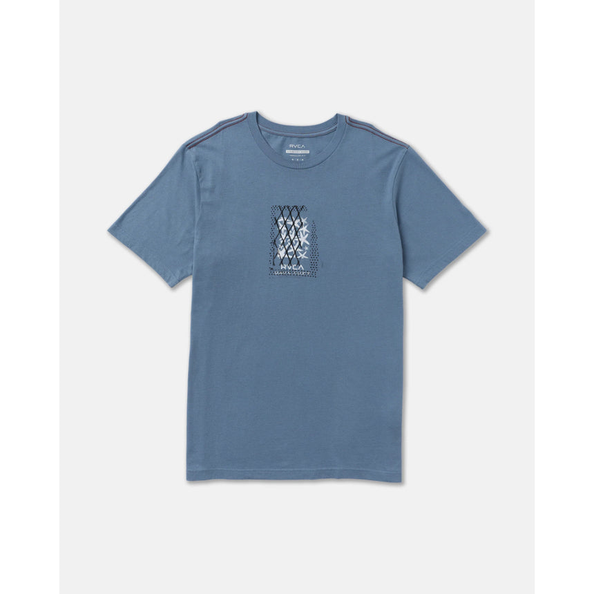 RVCA RVCA Men's Endo Bones Short Sleeve Shirt - Vintage Navy Vintage Navy S Mens T-Shirts