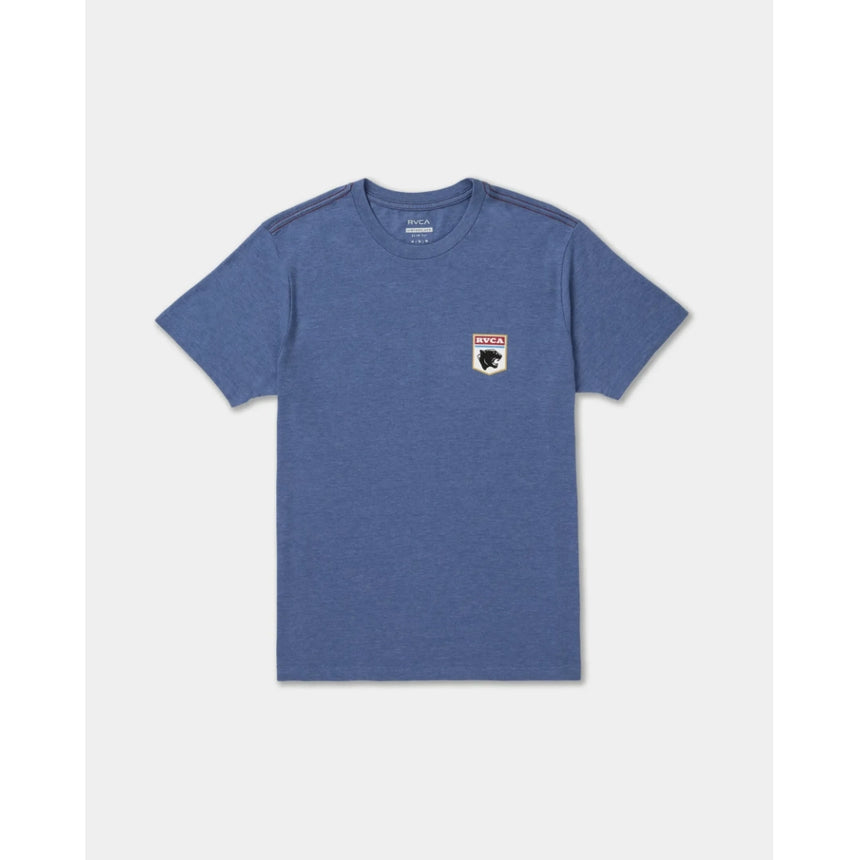 RVCA RVCA Men's Pantero Short Sleeve Shirt - Indigo Indigo M Mens T-Shirts