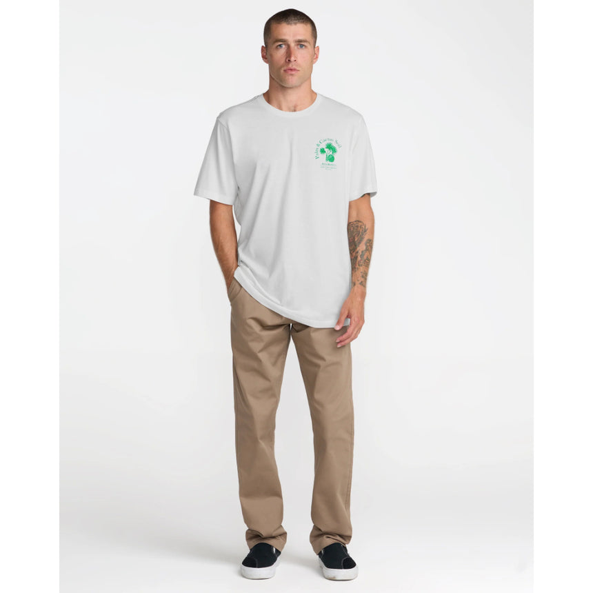 RVCA RVCA Men's Soil Co Short Sleeve Shirt - Antique White Antique White S Mens T-Shirts