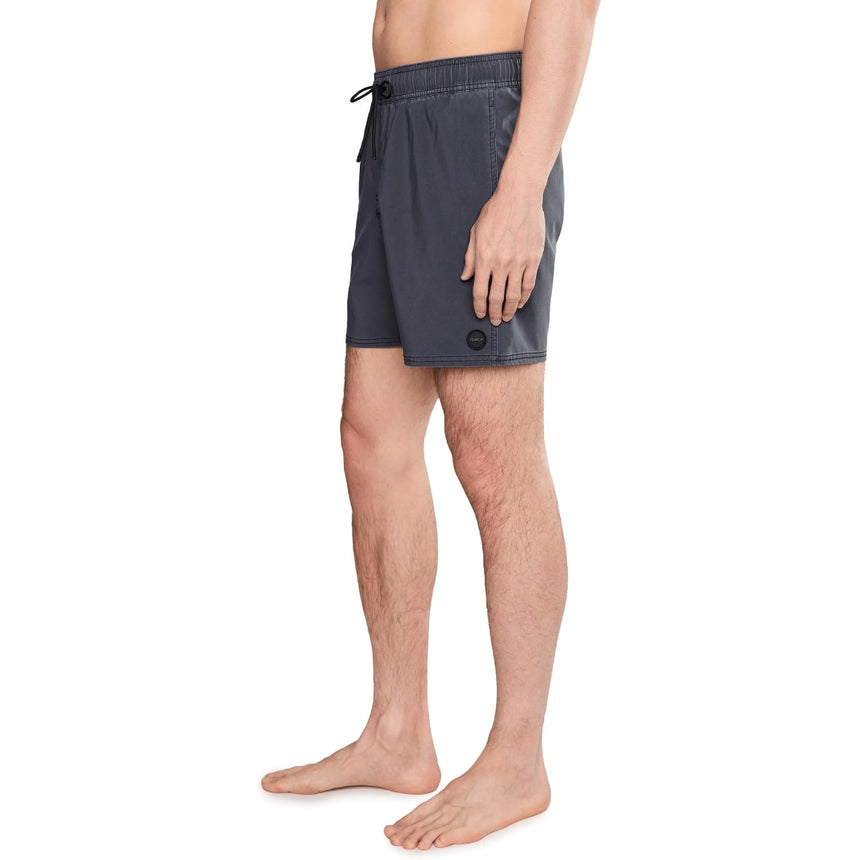 RVCA RVCA Men's VA Pigment Elastic Swim Short 16" - RVCA Black RVCA Black S Mens Elastic Casual Trunks