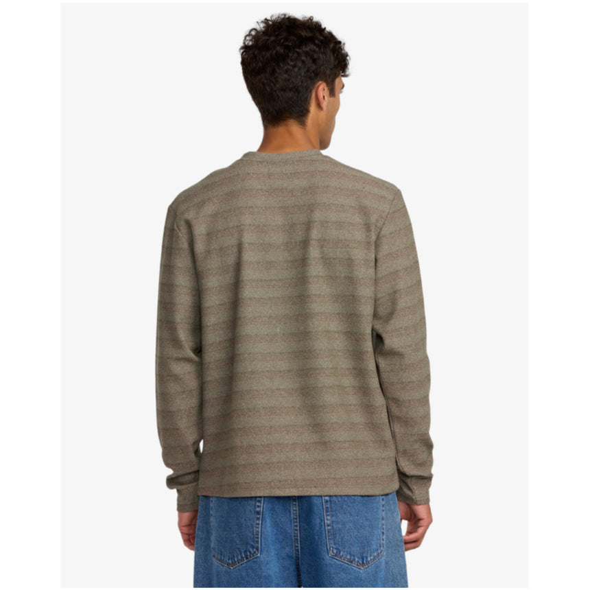 RVCA RVCA Men's Vacancy Long Sleeve Mushroom M Mens Long Sleeve T-Shirts