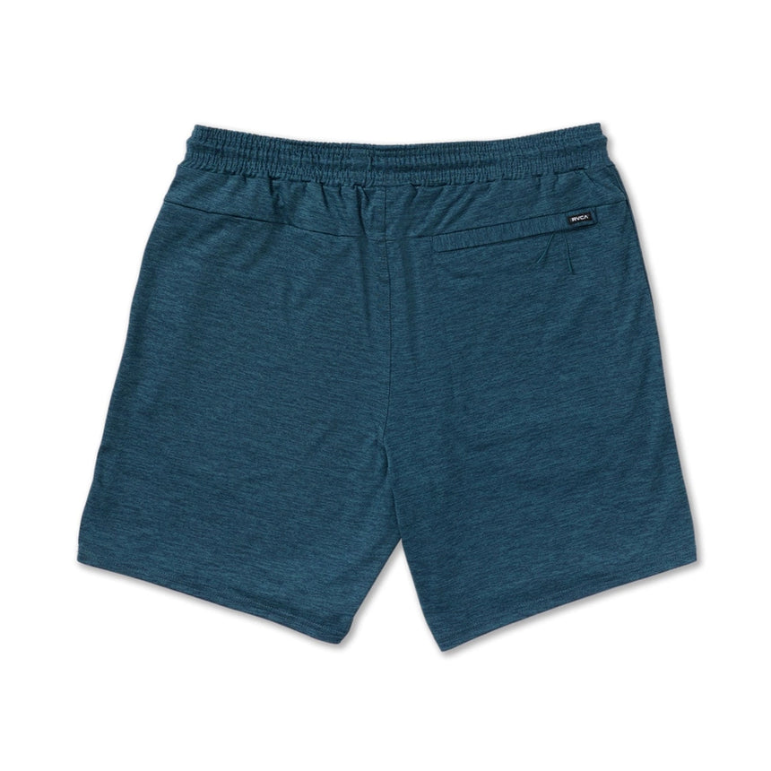 RVCA RVCA Men's Yogger Recover 17" Athletic Short - Duck Blue Duck Blue S Mens Elastic Swim Trunks