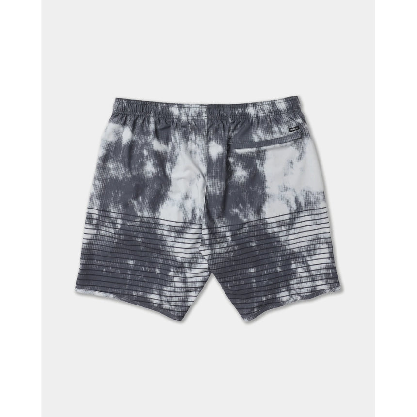 RVCA RVCA Men's Yogger Stretch 17" Athletic Short - Black Blur Black Blur S Mens Elastic Swim Trunks
