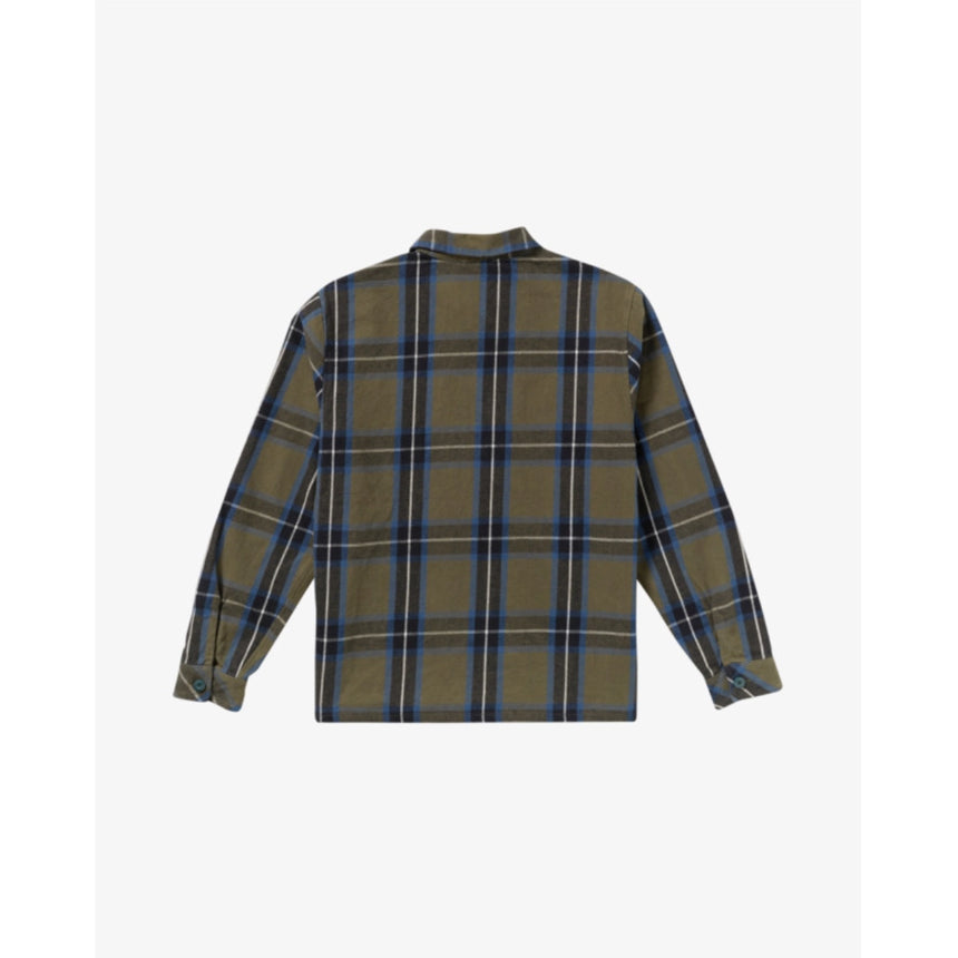 RVCA RVCA Men's Flight Risk Shirt Jacket - Hunter Green Hunter Green S Mens Street Jackets