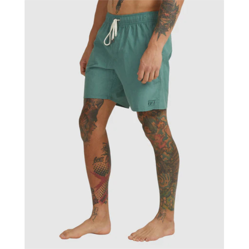 RVCA RVCA Men's Opposites Elastic 2 Shorts Dirty Mint S Mens Elastic Swim Trunks
