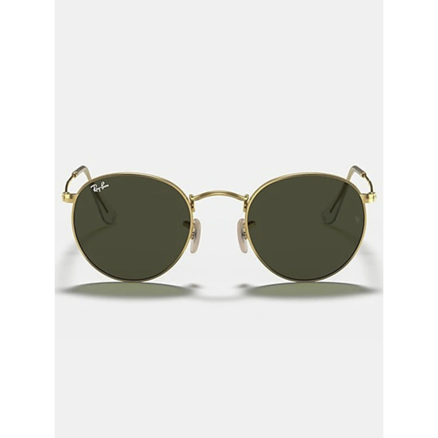 Ray Ban Ray Ban Round Metal - Matte Arista G-15 Green Mens Sunglasses Lifestyle