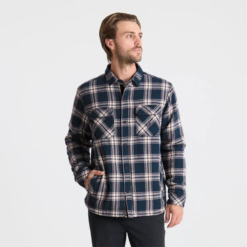 Roark Roark Men's Backwoods Overshirt - Navy Navy M Mens Street Jackets