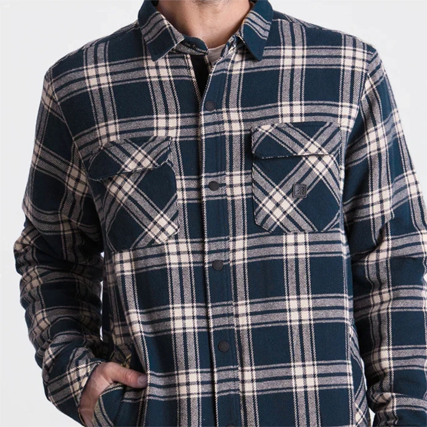 Roark Roark Men's Backwoods Overshirt - Navy Navy M Mens Street Jackets