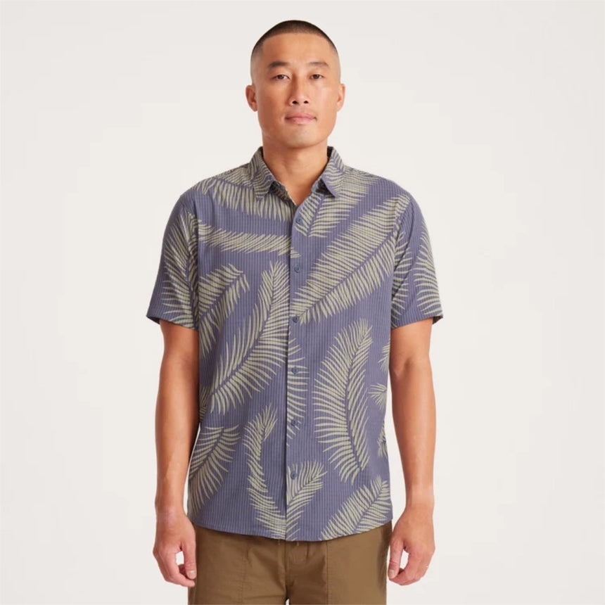 Roark Roark Men's Bless Up Short Sleeve Shirt - Fire Fern Slate Fire Fern Slate S Mens Button Up Short Sleeve Shirts