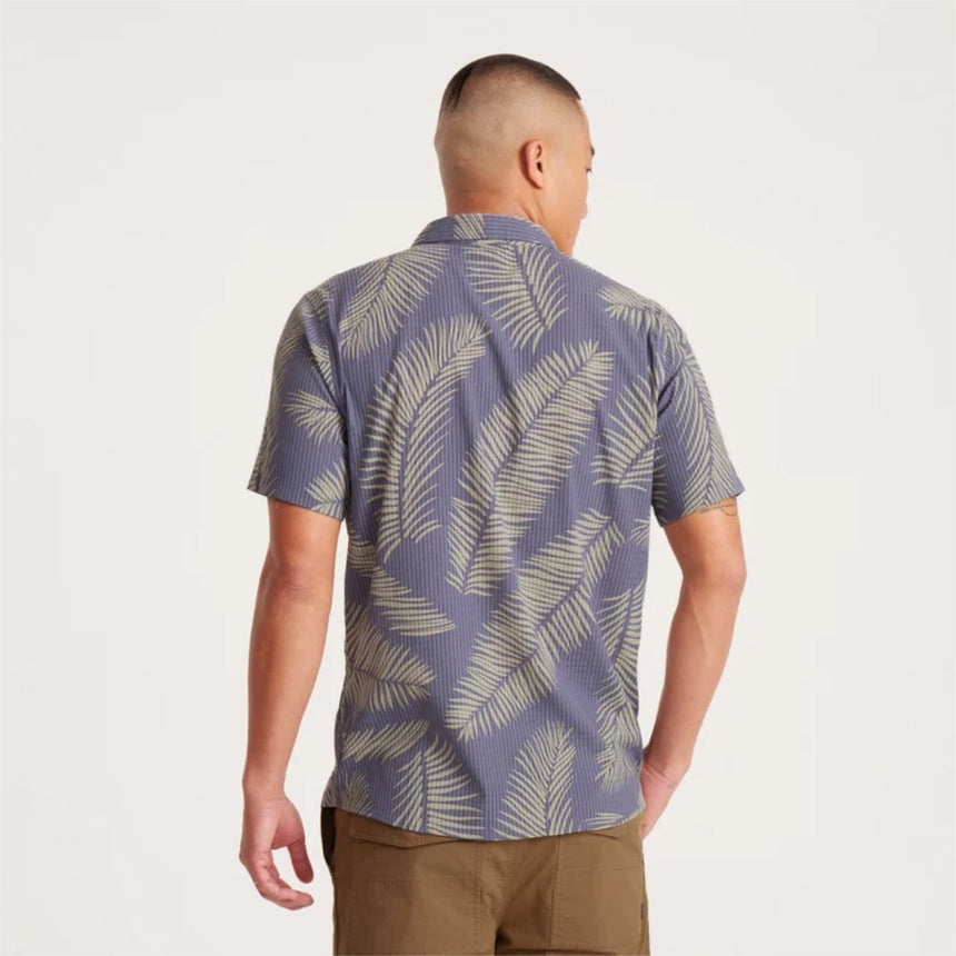 Roark Roark Men's Bless Up Short Sleeve Shirt - Fire Fern Slate Fire Fern Slate S Mens Button Up Short Sleeve Shirts