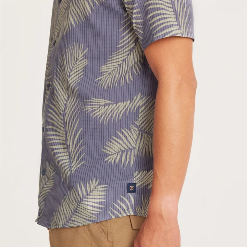 Roark Roark Men's Bless Up Short Sleeve Shirt - Fire Fern Slate Fire Fern Slate S Mens Button Up Short Sleeve Shirts