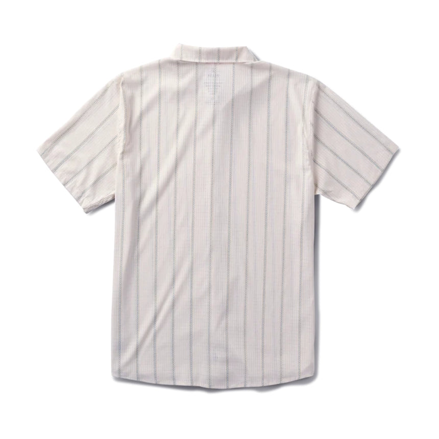 Roark Roark Men's Bless Up Stretch Shirt - Unbleached Unbleached S Mens Button Up Short Sleeve Shirts