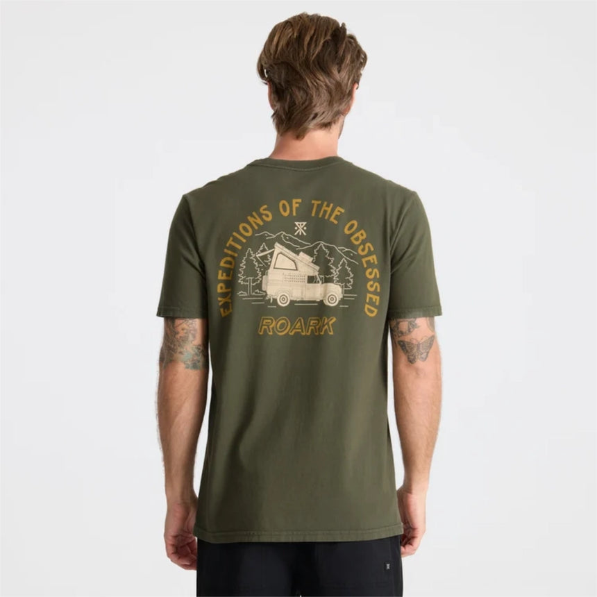 Roark Roark Men's Camper Premium Short Sleeve Tee - Military Military S Mens T-Shirts