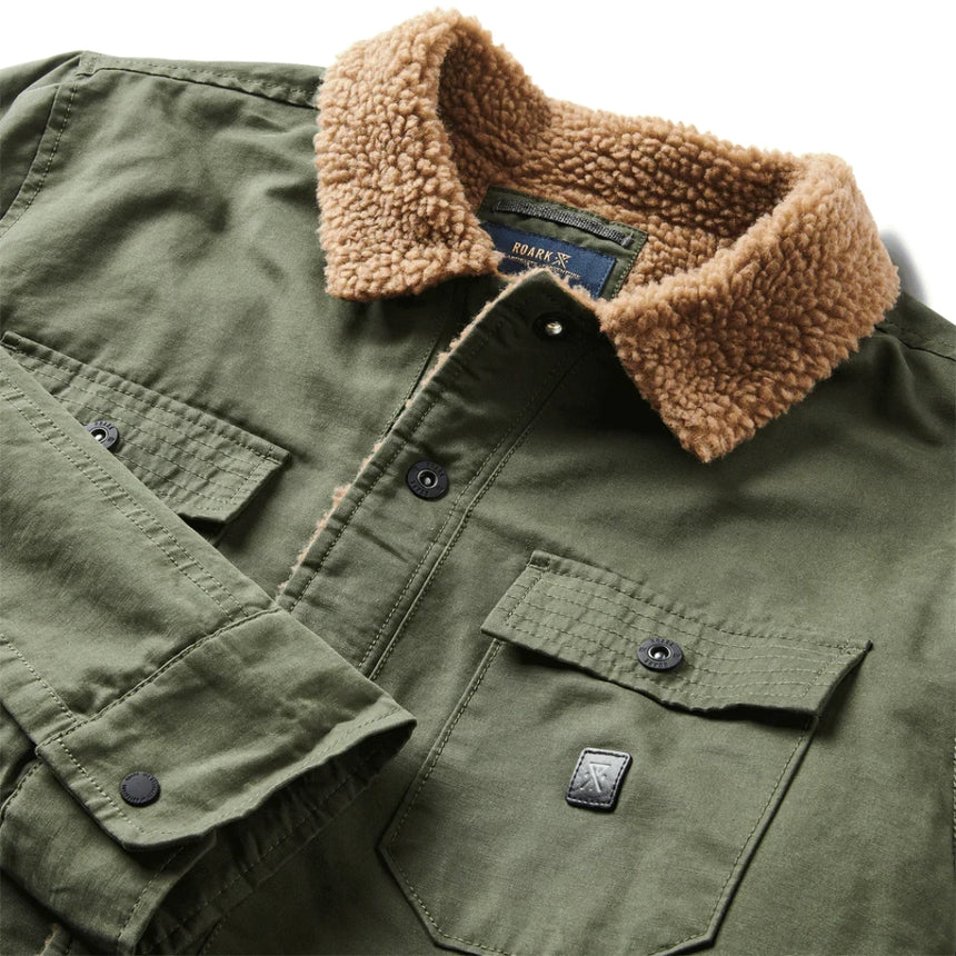 Roark Roark Men's Hebrides Sherpa Jacket - Dark Military Dark Military S Mens Street Jackets
