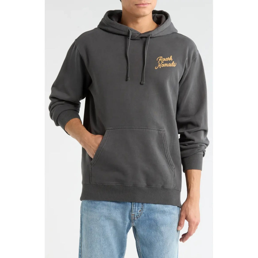 Roark Roark Men's Nomads Badge Fleece - Onyx Onyx S Mens Pullover Hoodies