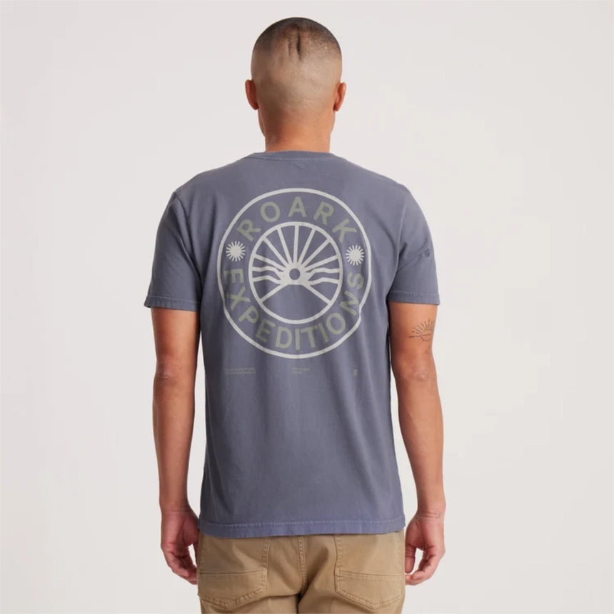 Roark Roark Men's Roark Expeditions Short Sleeve Shirt - Slate Slate S Mens T-Shirts