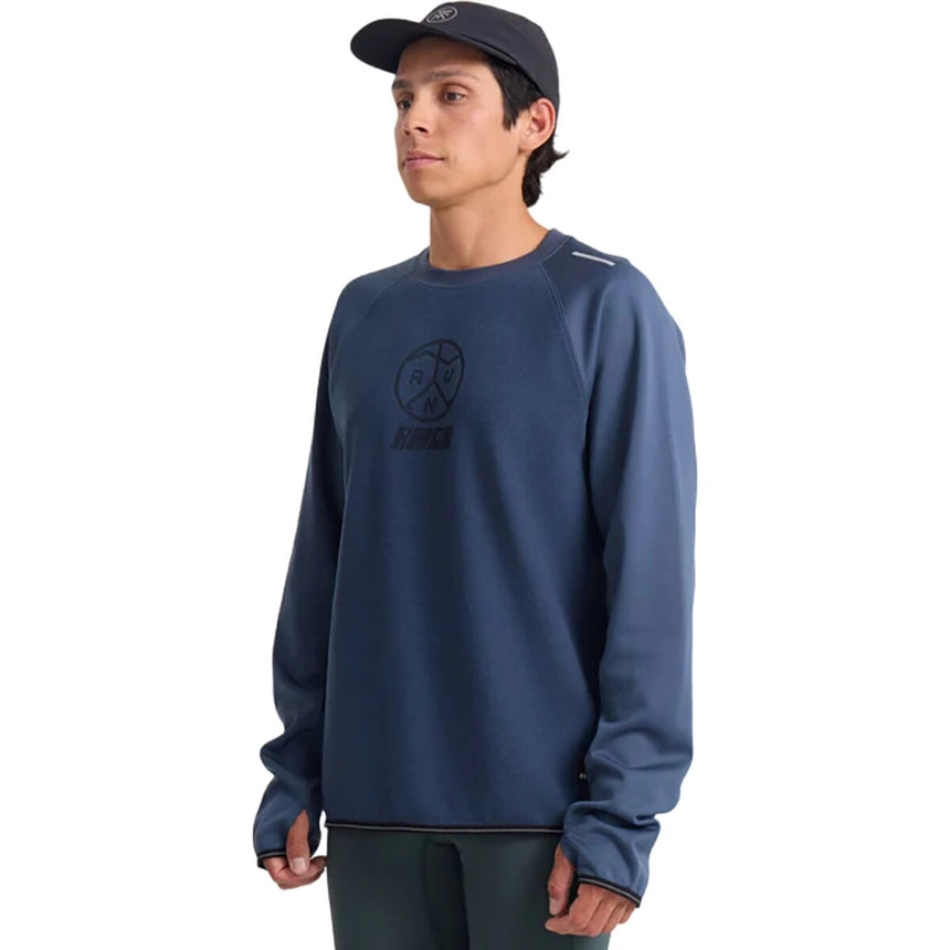 Roark Roark Men's White Cloud Crew - Navy Navy S Mens Pullover Hoodies
