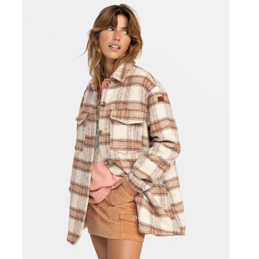 Roxy Women's Check The Swell Iiii Shacket