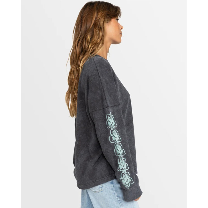 Roxy Roxy Women's East Side Midweight Long Sleeve Phantom XS Womens Long Sleeve Shirts