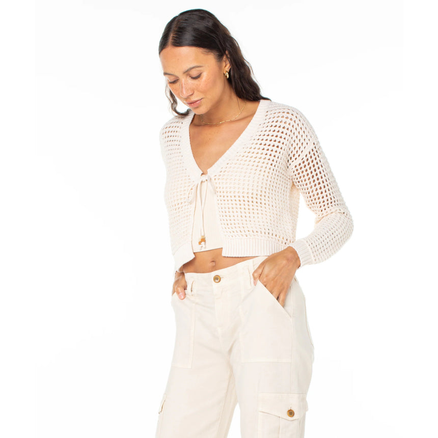 Roxy Roxy Women's Ivy Sweater Parchment S Womens Sweaters