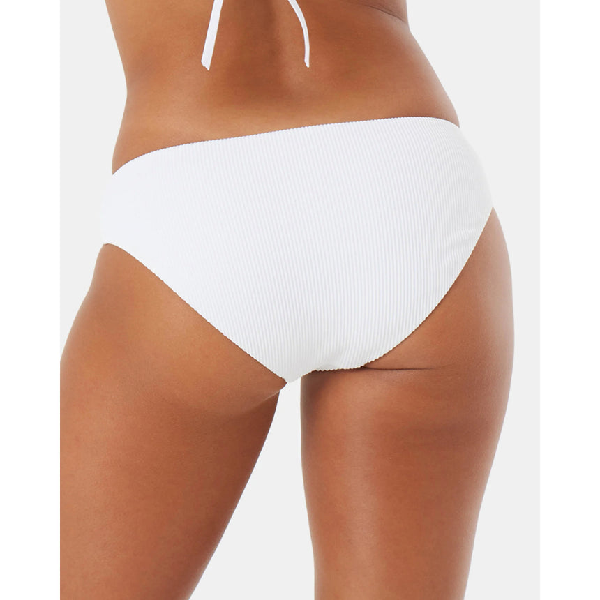 Roxy Roxy Women's Rib Love Hipster Full Bottoms White S Womens Bikini Bottoms