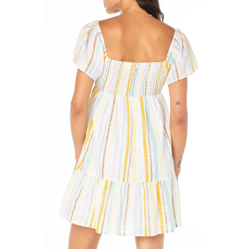 Roxy Roxy Women's Salty Breeze Mini Dress - Egret Egret S Womens Dresses