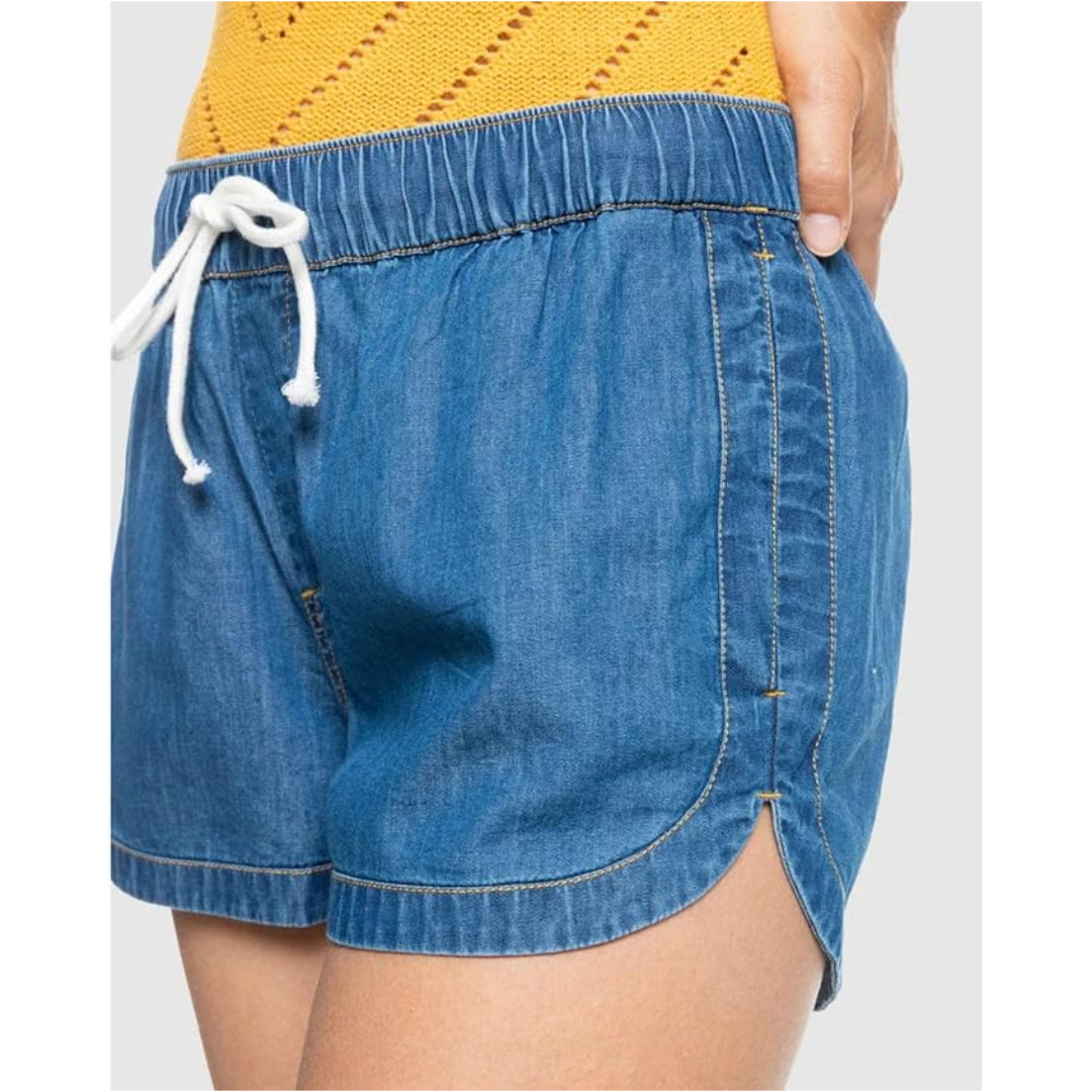 Roxy Roxy Women's New Impossible Denim Short Light Blue S Womens Jean Shorts