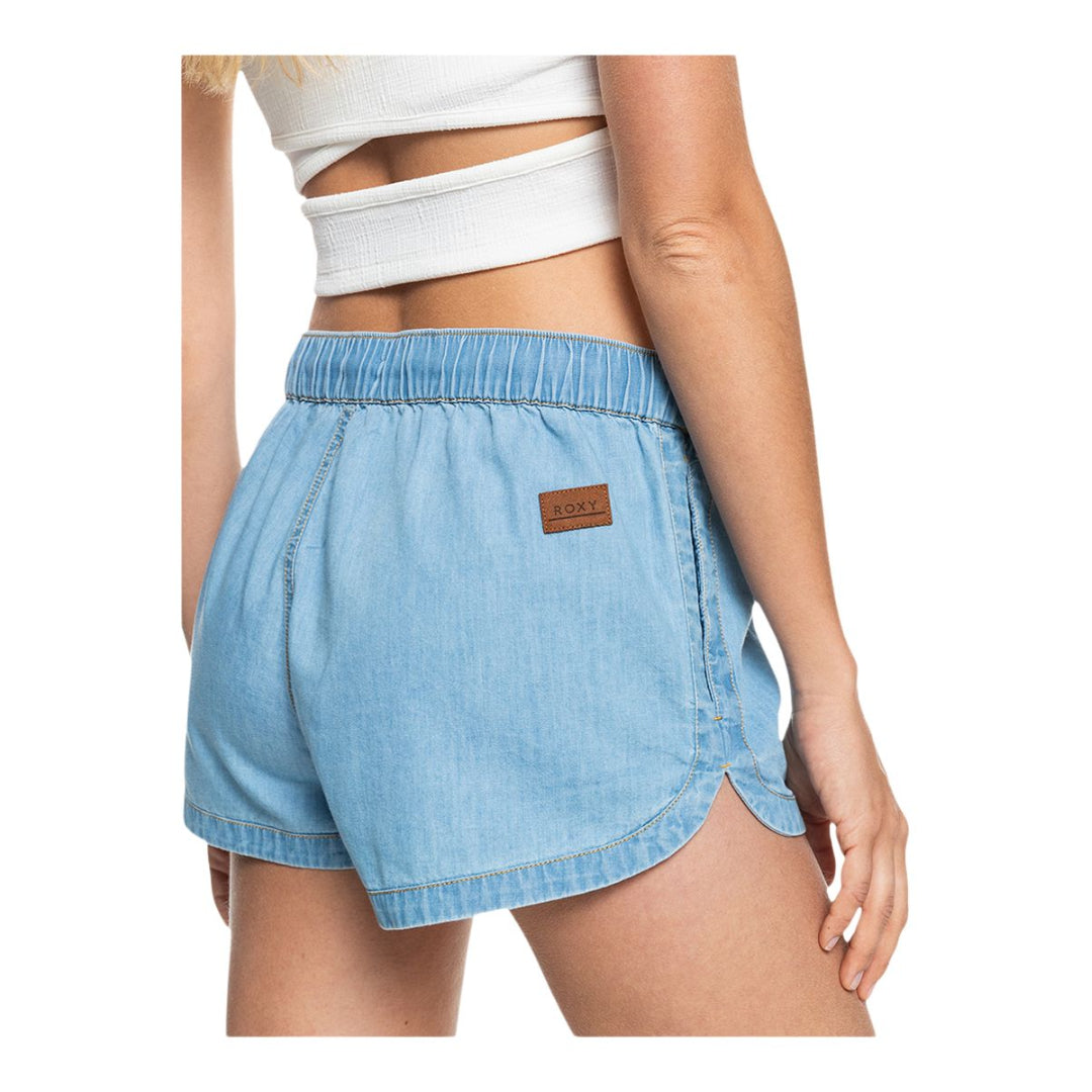 Roxy Roxy Women's New Impossible Denim Short Light Blue S Womens Jean Shorts