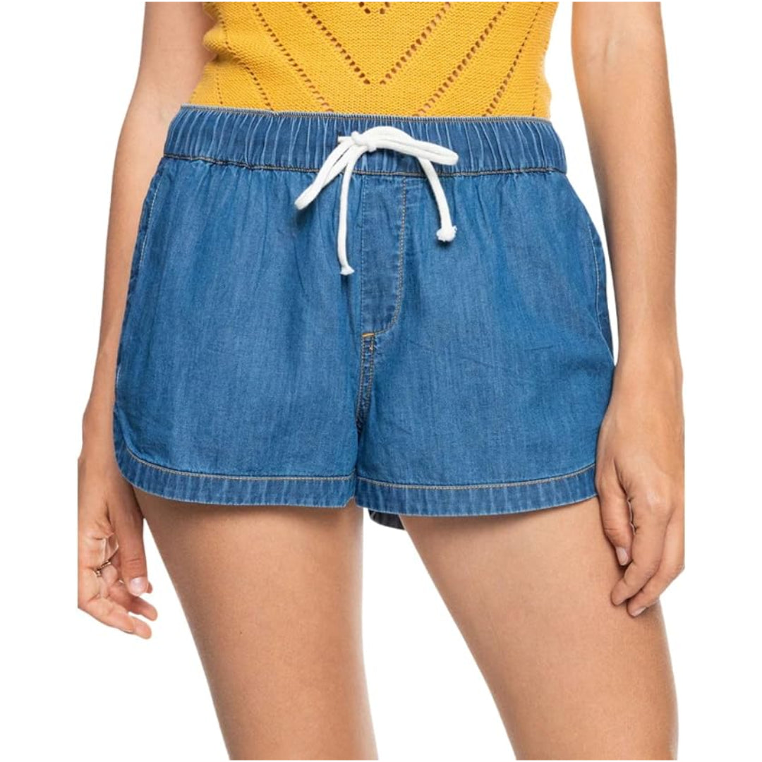 Roxy Roxy Women's New Impossible Denim Short Light Blue S Womens Jean Shorts