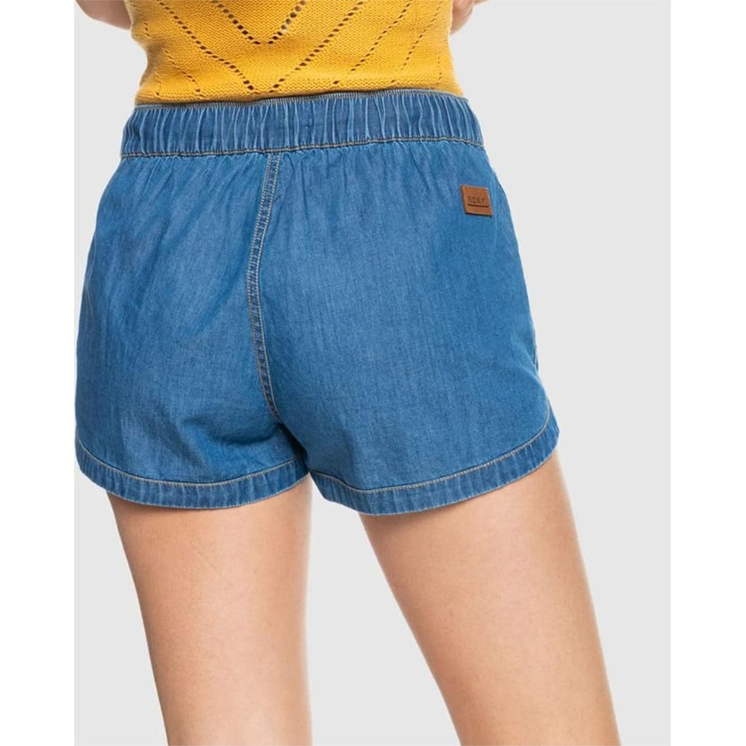 Roxy Roxy Women's New Impossible Denim Short Light Blue S Womens Jean Shorts
