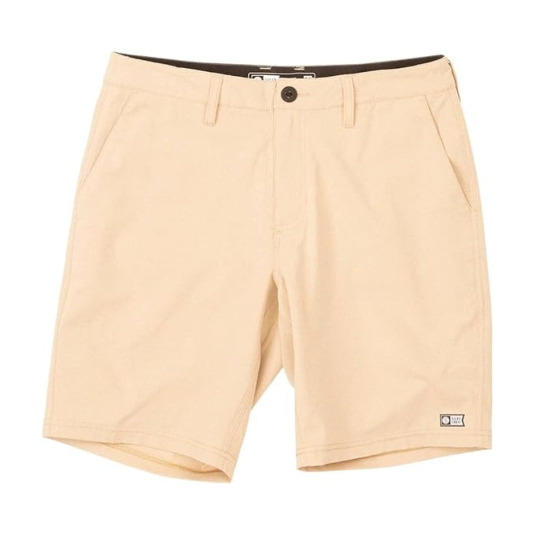 Salty Crew Salty Crew Men's Drifter 2 Perforated Hybrid Shorts Khaki 30 Mens Hybrid Land and Sea Shorts