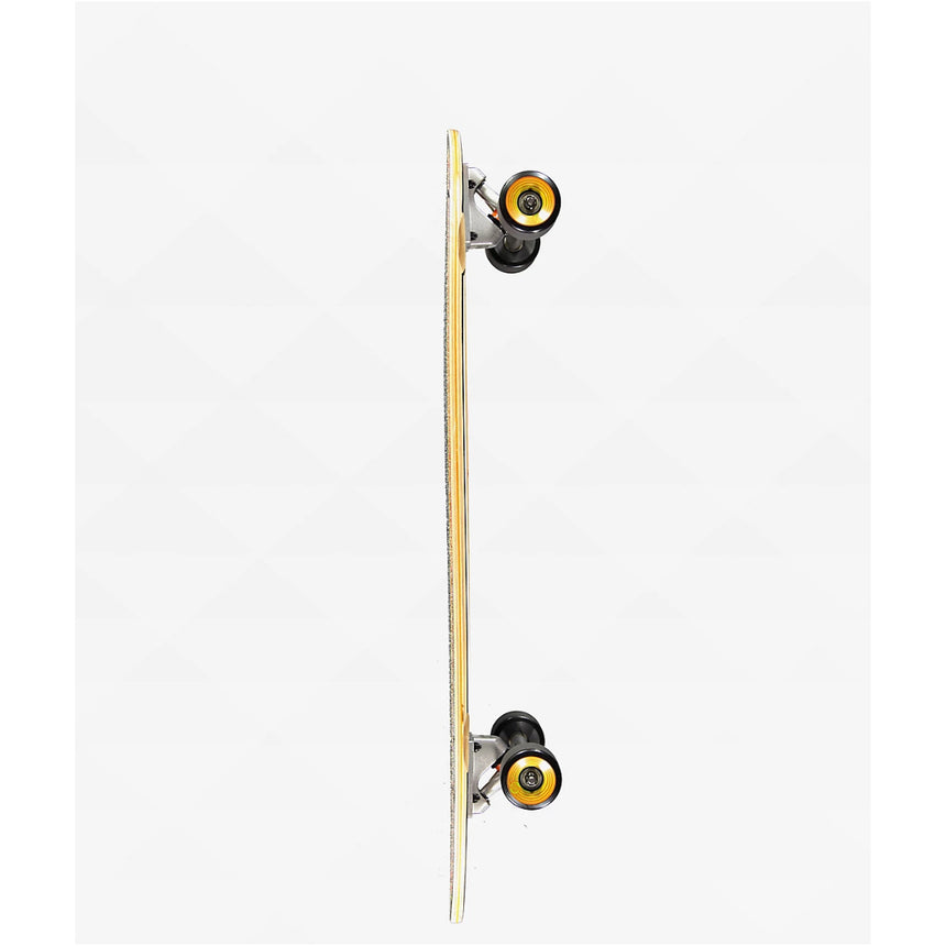 Santa Cruz Santa Cruz Pintail Oval Flame Lava Dot Multi 9.2 X 33 Longboard Deck - Top Mount Deck