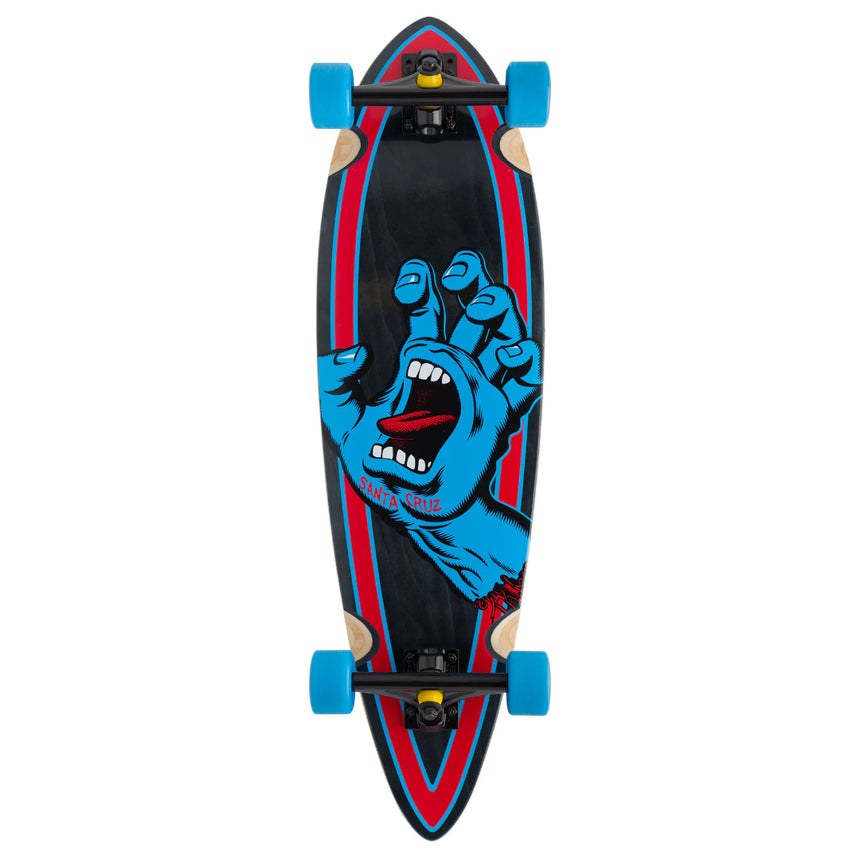 Santa Cruz Santa Cruz Pintail Screaming Hand Screaming Hand 9.2 X 33 Longboard Cruiser - 27 to 32 Inches