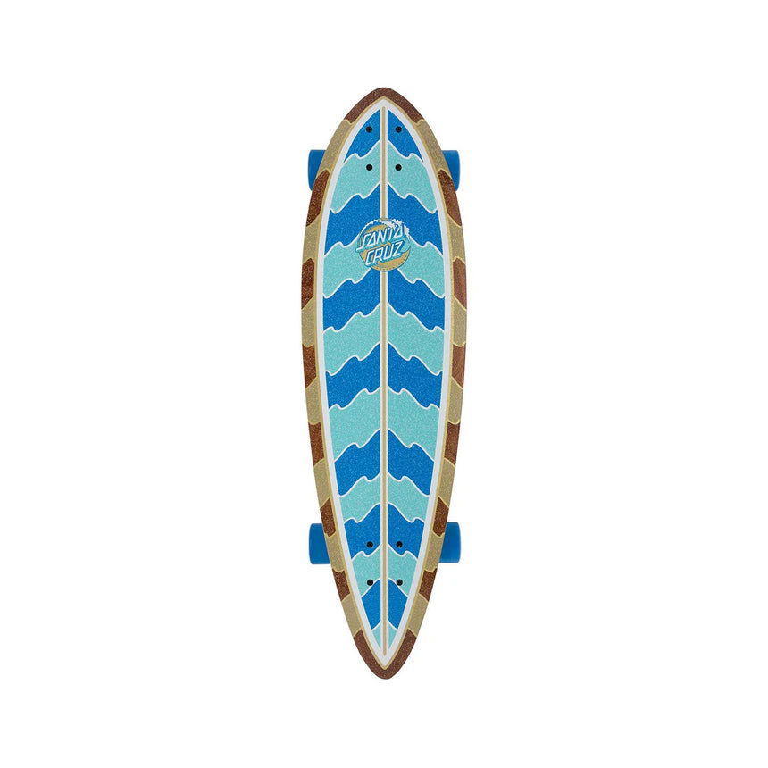Santa Cruz Santa Cruz Pintail Stipple Wave Dot Stipple Wave Dot 9.2 X 33 Longboard Cruiser - 27 to 32 Inches
