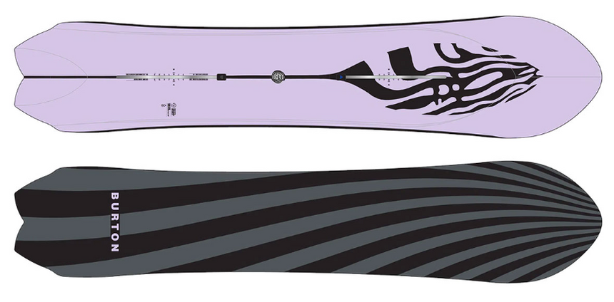 Burton Men's Fish 3D Directional Flat Top Snowboard