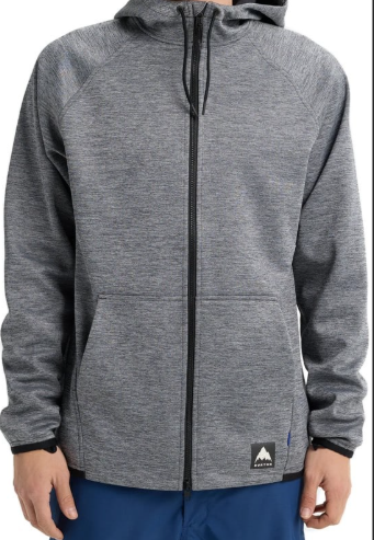 Burton Veste polaire à fermeture éclair complète Crown pour homme