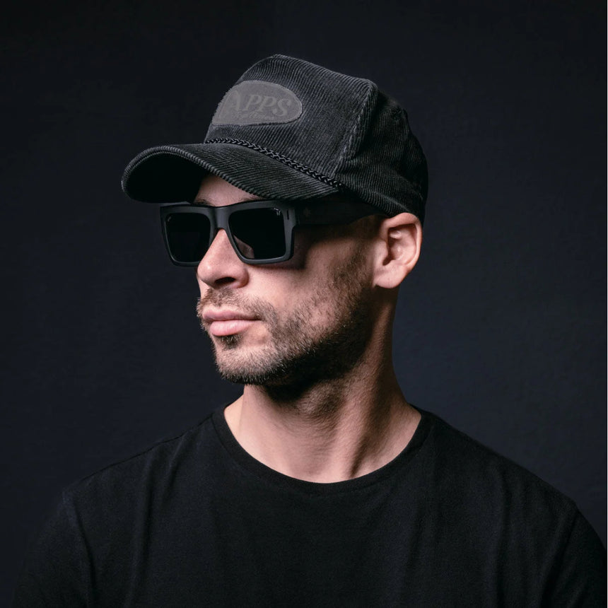Spy Spy Bowery - Gloss Black/ Happy Gray Polar Murdered Out Black Mens Sunglasses Lifestyle