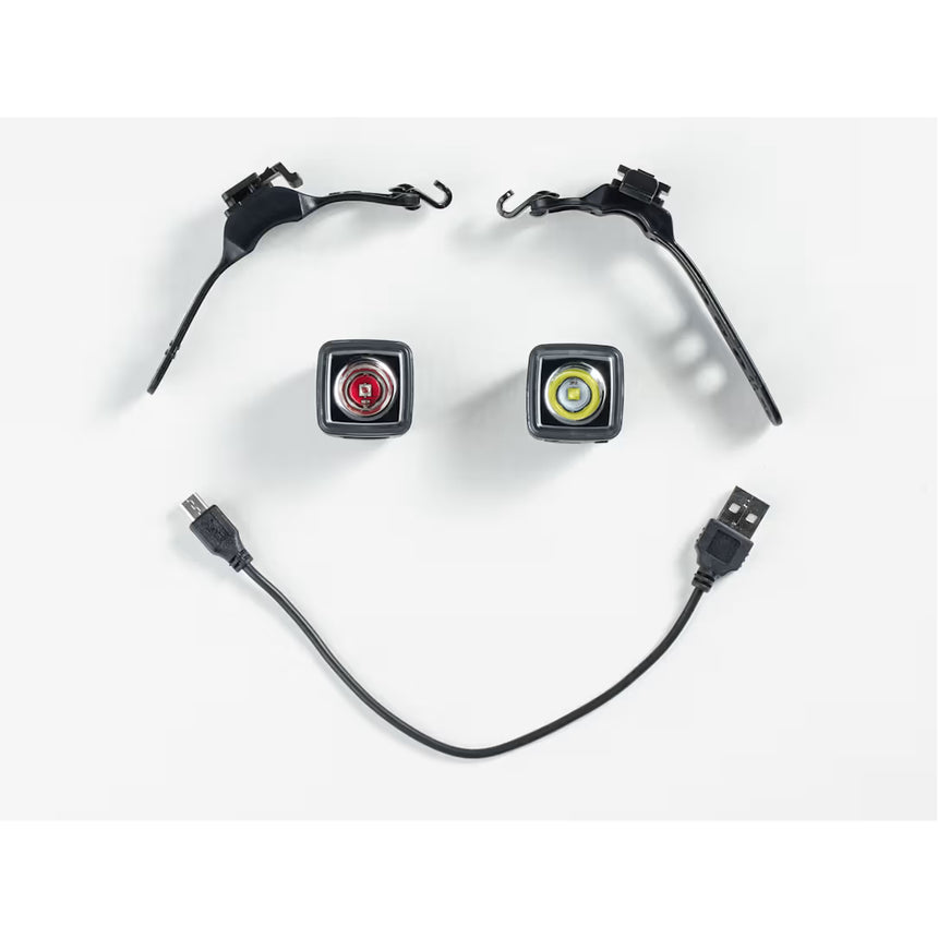 Trek Trek Ion 100 R/Flare R City Bike Light Set Black OS Bike Lights