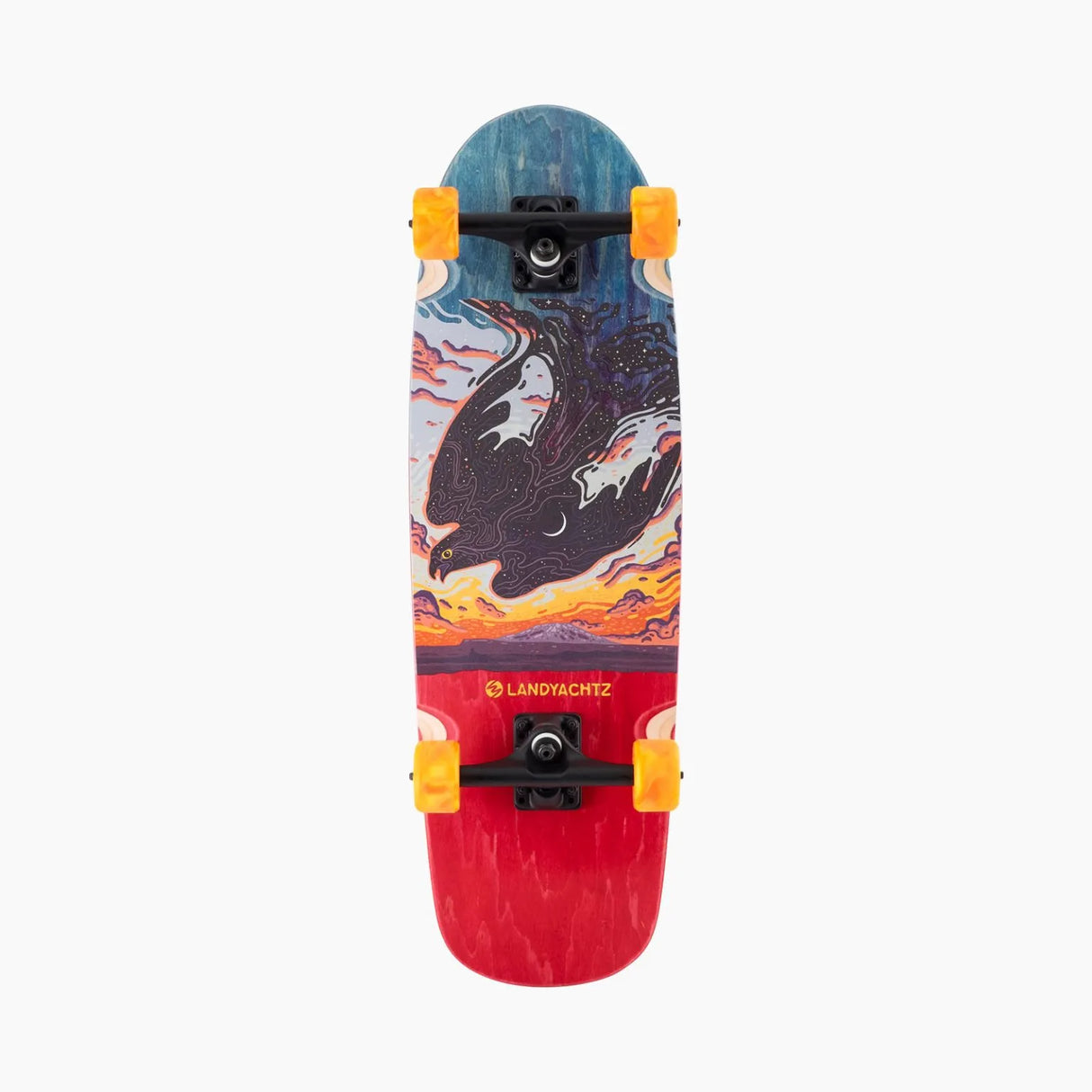 Landyachtz Landyachtz Tugboat - Nightfall Multi Longboard Complete - Top Mount