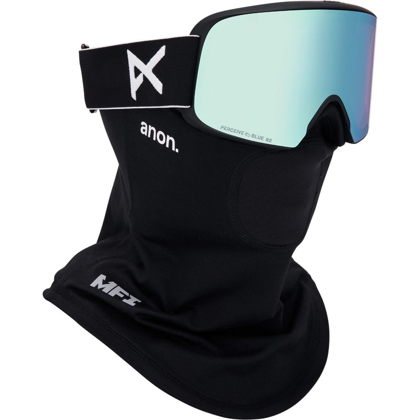 Anon Unisex M6 Goggles + Bonus Lens + MFI® Face Mask - Black/Perceive Variable Blue Black/Perceive Variable Blue One Size Mens Goggles Complete