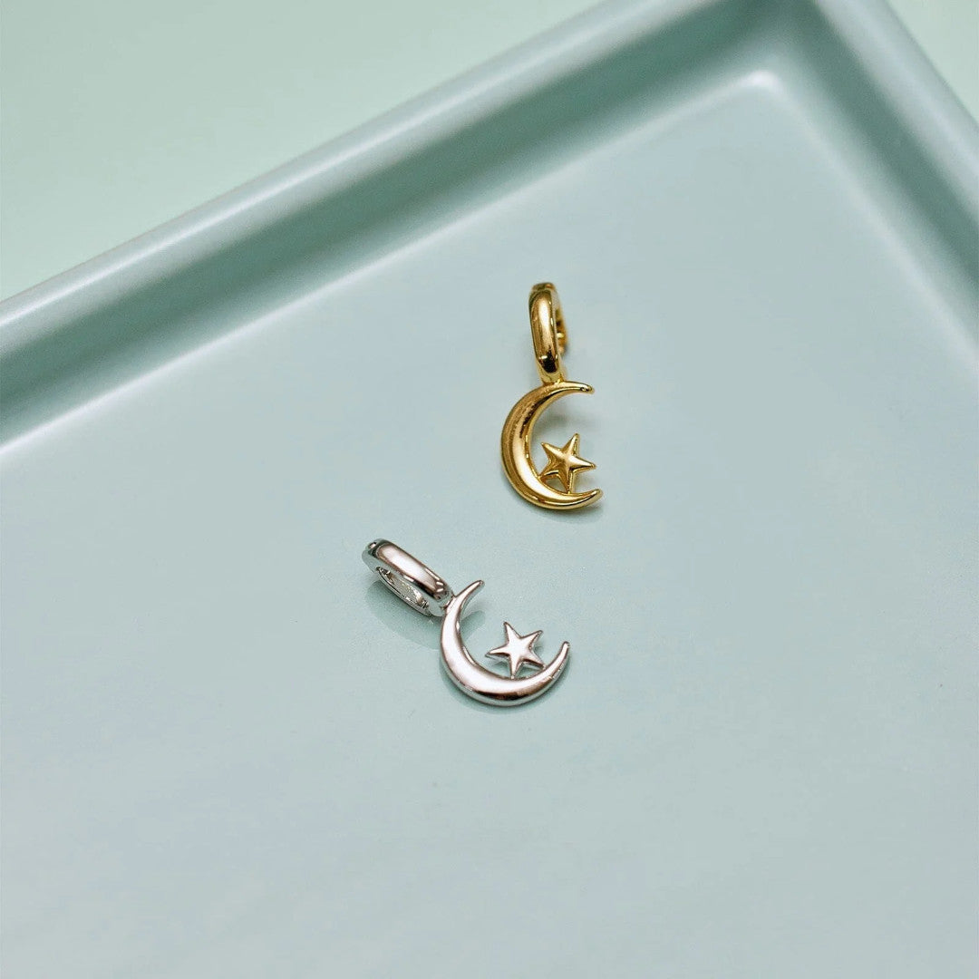 Pura Vida Harper Star And Moon Charm