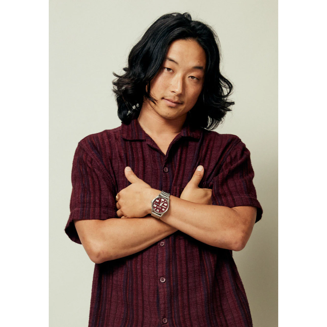 Nixon Sentry SS Unisex Metal Bands Watches - Silver Cranberry