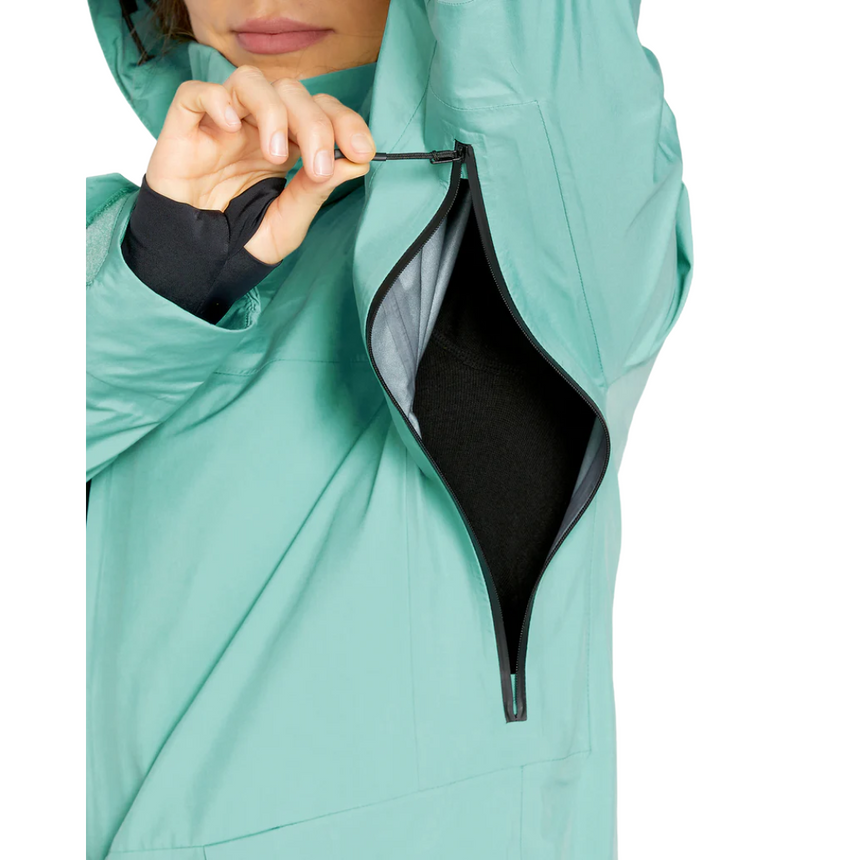 Chaqueta Volcom KOA TDS INF Gore-Tex para mujer - Wasabi