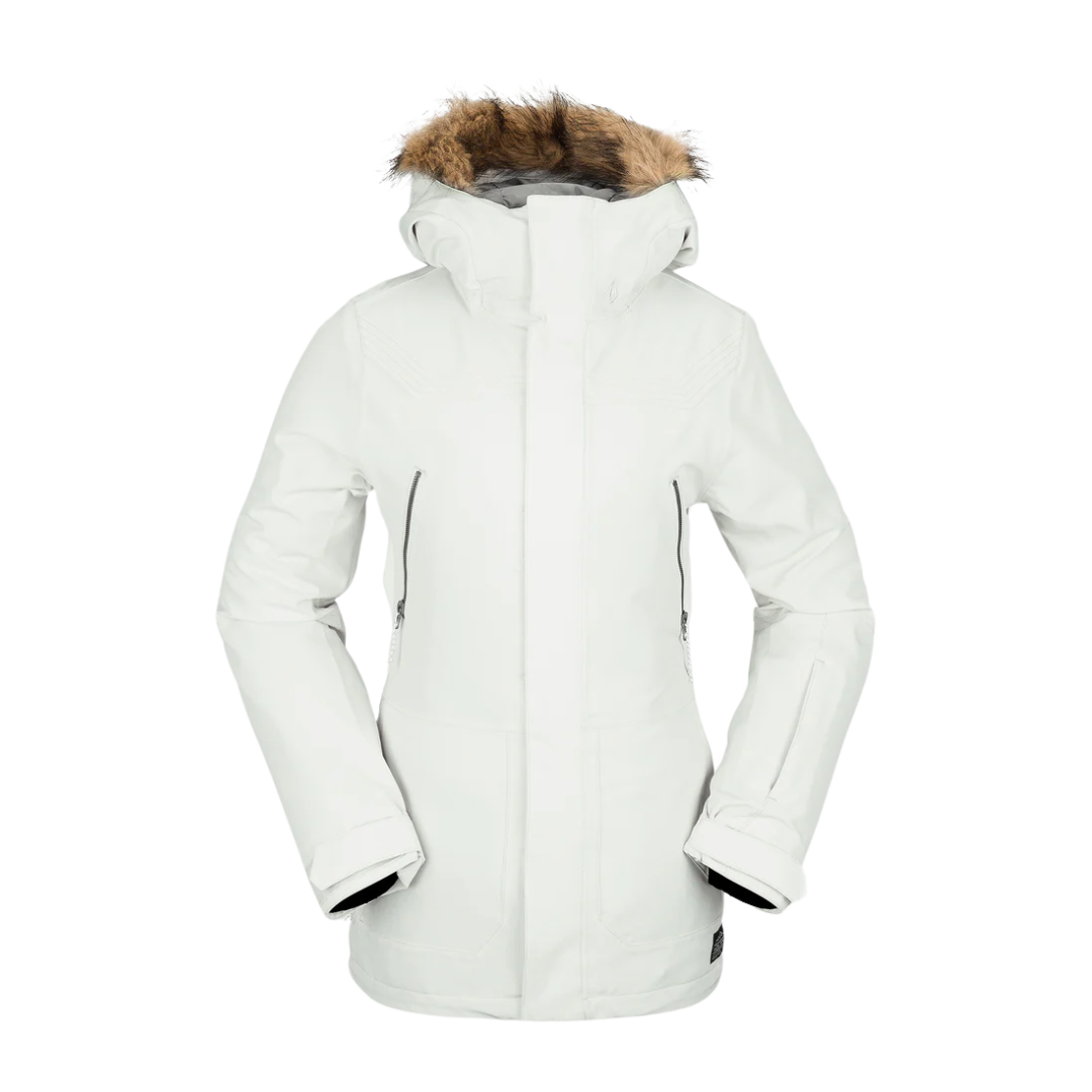 Volcom Women's Shadow Ins Jacket - Off White