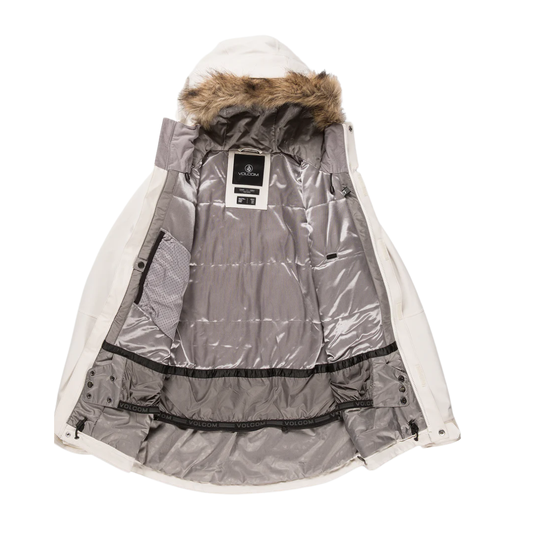 Volcom Women's Shadow Ins Jacket - Off White
