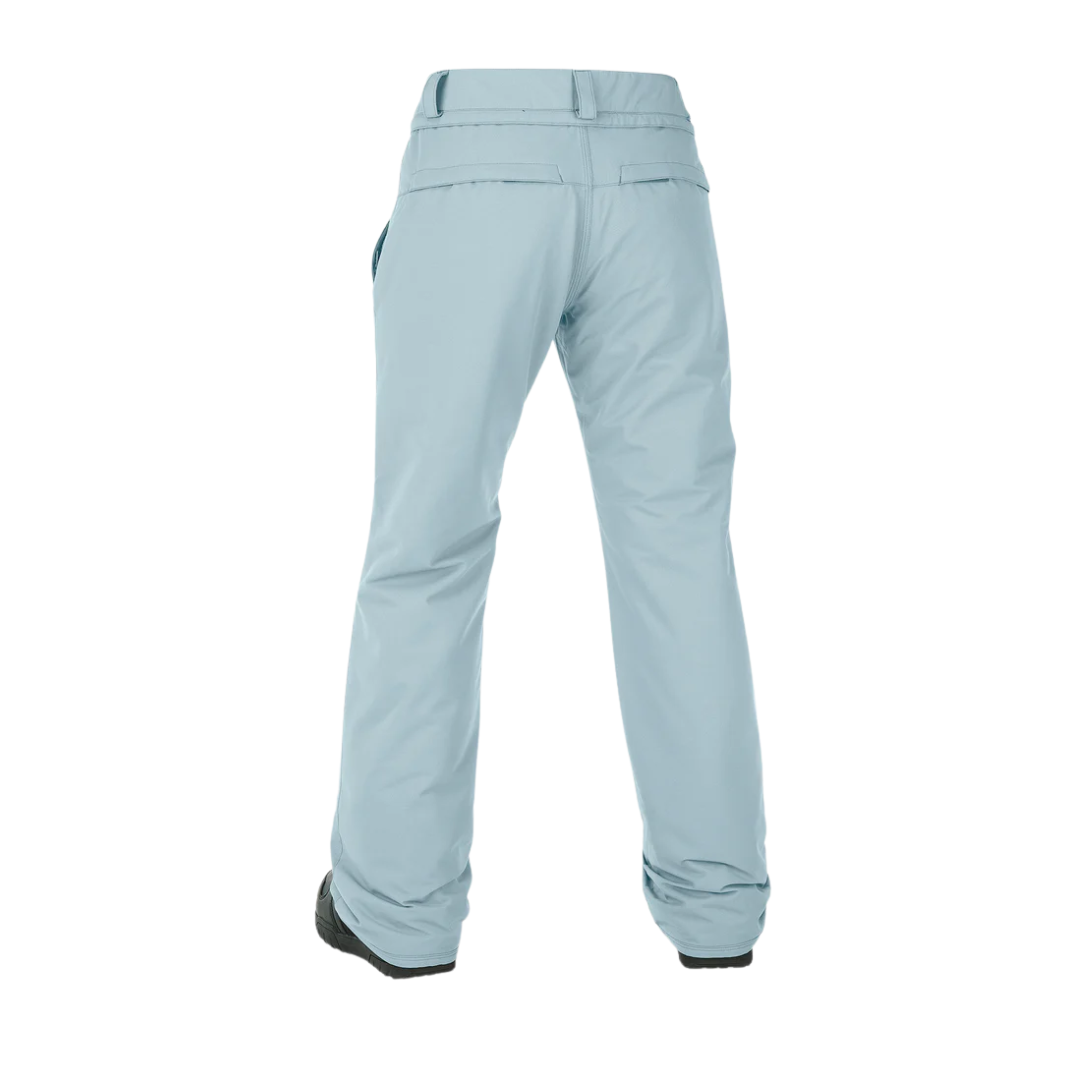 Pantalones aislantes Volcom Frochickie para mujer - Verde ceniza